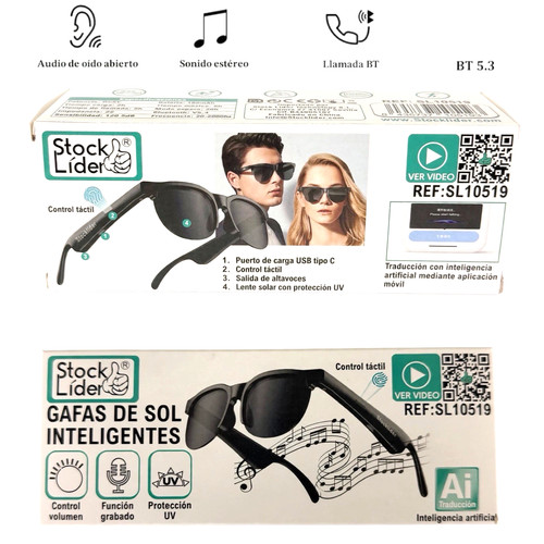 Gafas inteligentes con cristal - gafas,