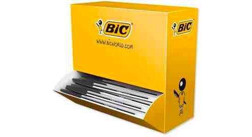 Bic cristal medium nero - cristal,