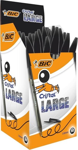 Bic cristal large penna - cristal,